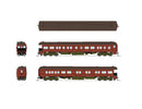 PREORDER Broadway Limited Imports N 10650 Pennsylvania Heavyweight 5-Car Passenger Set, 1930's Era, N (PB70 #5034, P70 #823, P70 #989, P70 #1042, Z74d #120 "Pennsylvan