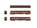 PREORDER Broadway Limited Imports N 10650 Pennsylvania Heavyweight 5-Car Passenger Set, 1930's Era, N (PB70 #5034, P70 #823, P70 #989, P70 #1042, Z74d #120 "Pennsylvan