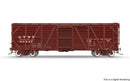 PREORDER Broadway Limited Imports HO 10690 40' Wood Stock Car, Atchison Topeka & Santa Fe 68647, Cattle Sounds, HO S
