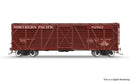 PREORDER Broadway Limited Imports HO 10701 40' Wood Stock Car, Northern Pacific 82937, Hog Sounds, HO S