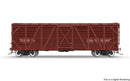 PREORDER Broadway Limited Imports HO 10707 40' Wood Stock Car, d, Oxide Red, Hog Sounds, HO S