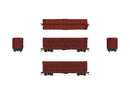 PREORDER Broadway Limited Imports HO 10707 40' Wood Stock Car, d, Oxide Red, Hog Sounds, HO S