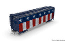 PREORDER Broadway Limited Imports HO 10729 40' Wood Stock Car,  4-Pack, No-Sound, HO Scale (1 each: Independence Day, Halloween, Merry Christmas, Hap