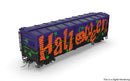 PREORDER Broadway Limited Imports HO 10729 40' Wood Stock Car,  4-Pack, No-Sound, HO Scale (1 each: Independence Day, Halloween, Merry Christmas, Hap