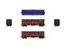 PREORDER Broadway Limited Imports HO 10729 40' Wood Stock Car,  4-Pack, No-Sound, HO Scale (1 each: Independence Day, Halloween, Merry Christmas, Hap