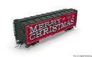 PREORDER Broadway Limited Imports HO 10729 40' Wood Stock Car,  4-Pack, No-Sound, HO Scale (1 each: Independence Day, Halloween, Merry Christmas, Hap