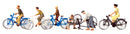 Preiser HO 10716 Young People with Bicycles (6)