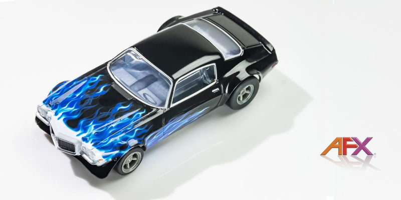 AFX 22046 Camaro 1973 Wildfire Blk/Blu