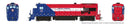 PREORDER Rapido HO 1074024 GE B30-7 Disel Locomotive, Minnesota Commercial America 250 Scheme
