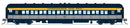 PREORDER Broadway Limited Imports N 10760 C&O Heavyweight 5-Car Passenger Set,  Scheme, N S