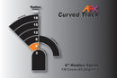 AFX Racing 70611 Track Curve-6''x1/8 Pr.