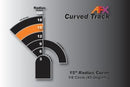 AFX Racing 70613 Track Curve-15''x1/8 Pr.