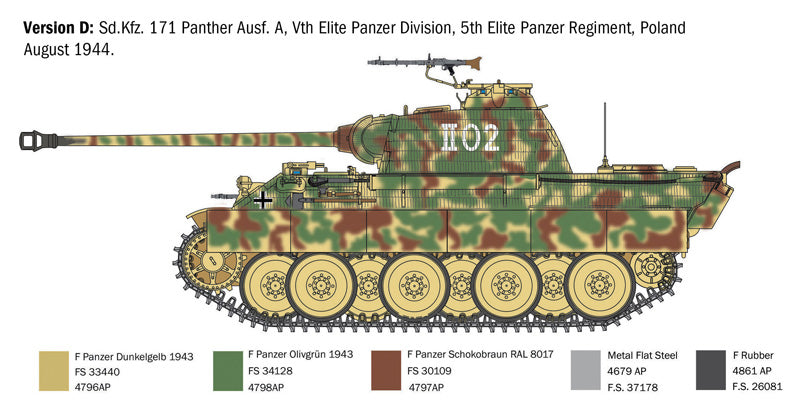 Italeri 0270 SD.KFZ. 171 PANTHER AUSF. A 1:35