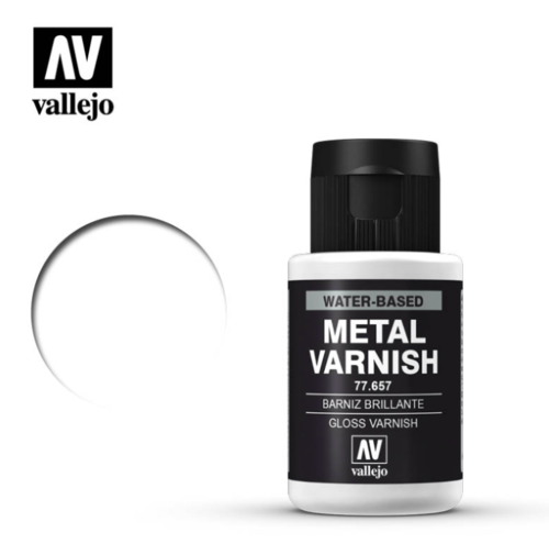 Vallejo 77657 Metallic Gloss Varnish 6p