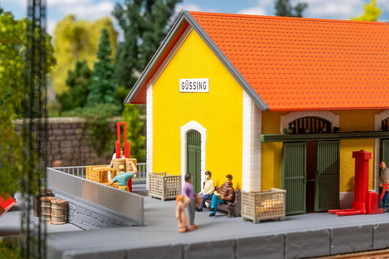 PREORDER Faller HO 110154 Gussing Train Station Kit | 62.49