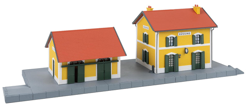 PREORDER Faller HO 110154 Gussing Train Station Kit | 62.49