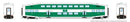 PREORDER Rapido HO 1110003 Bi-Level Commuter Coach, GO Transit Cab Set