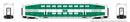 PREORDER Rapido HO 1110005 Bi-Level Commuter Coach, GO Transit Cab Set
