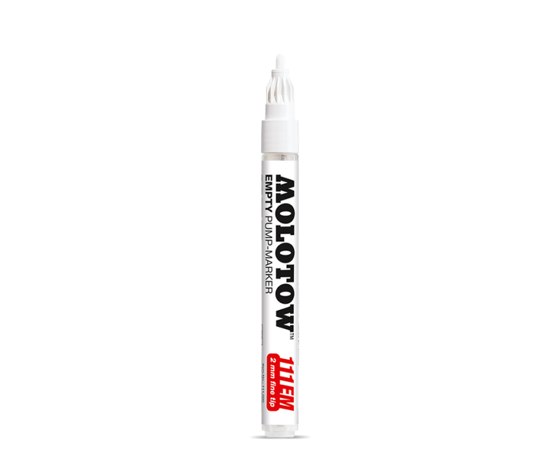 Molotow 111EM Empty Pump Marker, 2mm