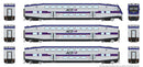 PREORDER Rapido HO 1110035 CEM Bi-Level Commuter 2 Coach and Cab Car Set, Altamont Commuter Express ACE Cab