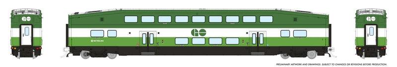 PREORDER Rapido HO 1110049 CEM Bi-Level Commuter Coach, GO Transit #40