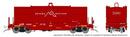 PREORDER Rapido HO 1128012 Greenbrier Transverse Coil Car 6-Pack, Arvada Western AWWR (Home Shops Fantasy Scheme, red)