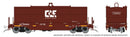 PREORDER Rapido HO 1128013 Greenbrier Transverse Coil Car 6-Pack, Cincinnati & Lake Erie (Home Shops Fantasy Scheme, Boxcar Red, white)