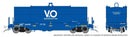 PREORDER Rapido HO 1128015 Greenbrier Transverse Coil Car 6-Pack, Virginian & Ohio V&O (Home Shops Fantasy Scheme, blue, white)