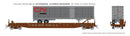 PREORDER Rapido HO 1130501A Piggy Flat CN with 45'Trail
