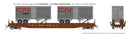 PREORDER Rapido HO 1130502A Piggy Flat CN with 26'Trail