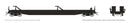 PREORDER Rapido HO 1130996 Vancouver Iron Works Piggyback Flatcar, Painted, Unlettered (black)
