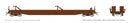 PREORDER Rapido HO 1130997 Vancouver Iron Works Piggyback Flatcar, Painted, Unlettered (Boxcar Red)