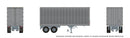 PREORDER Rapido HO 1146994 Can-Car 26' Dry Van Trailer with Side Door, Assembled, Painted, Unlettered (silver)