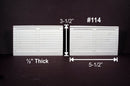 Monroe Models 114 Retaining Wall Pkg(2), HO Scale