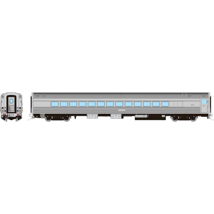 PREORDER Rapido HO 115096 Budd Small Window Coach, Unlettered