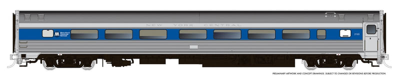 PREORDER Rapido HO 115151 Budd Coach, Metro North
