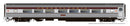 PREORDER Rapido HO 115168 Budd Coach, Pennsylvania