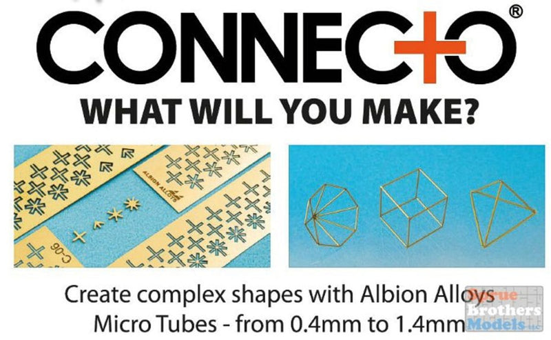 Albion Alloys C-04 P/E Connecto Crosses 0.4mm 1pcs