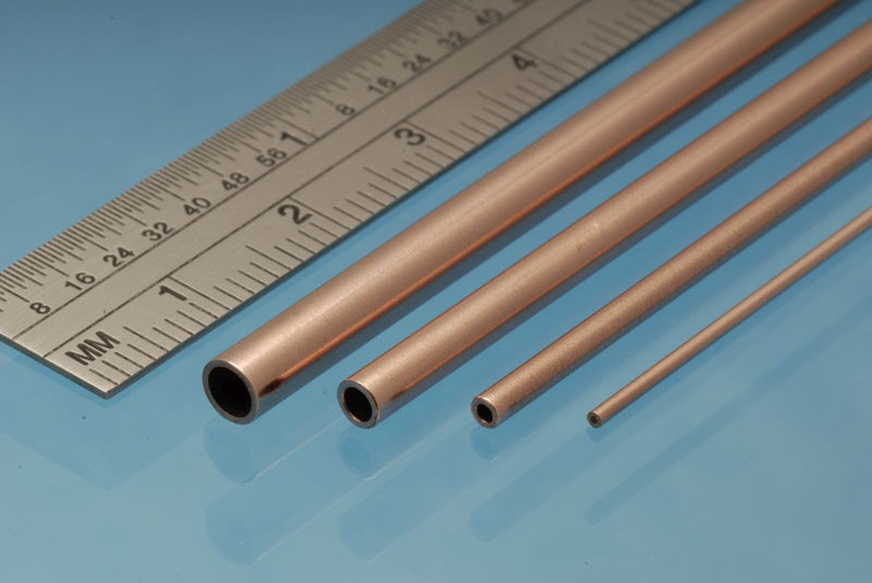 Albion Alloys CT1M Copper Tube 1 x 0.25 mm 4pcs