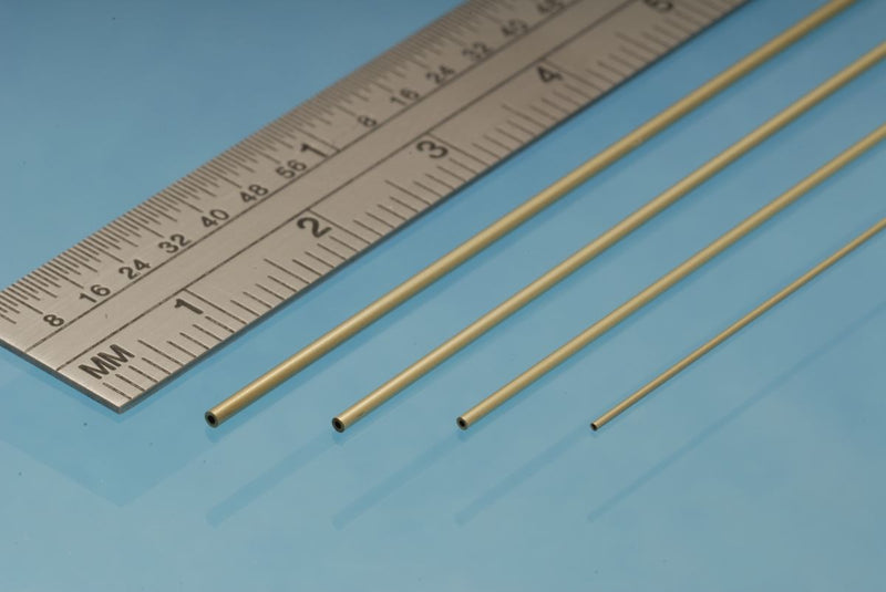 Albion Alloys MBT04 Brass Micro Tube 0.4 mm x 0.2 mm i.d. 3pcs