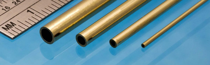 Albion Alloys MBT18 Brass Micro Tube 1.8 mm x 1.6 mm i.d. 3pcs