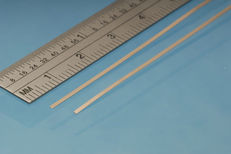 Albion Alloys PB1M Phosphor Bronze Strip 1 mm x 0.135 mm 2pcs