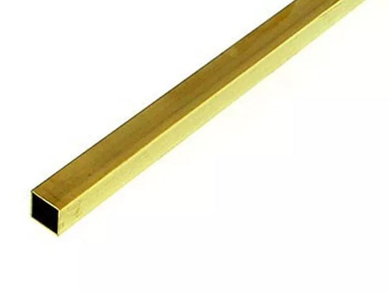 Albion Alloys SB2M Square Brass Tube 4.76 x 4.76 mm 2pcs