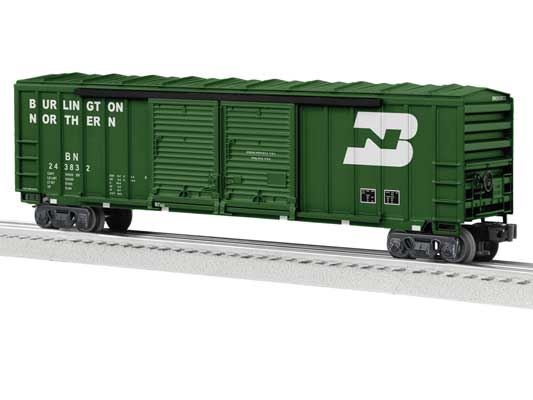 Lionel O 2443001 50' Double-Door Rib-Side Boxcar, Burlington Northern