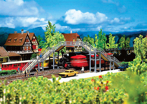 Faller HO 120178 2-Track Steel Footbridge