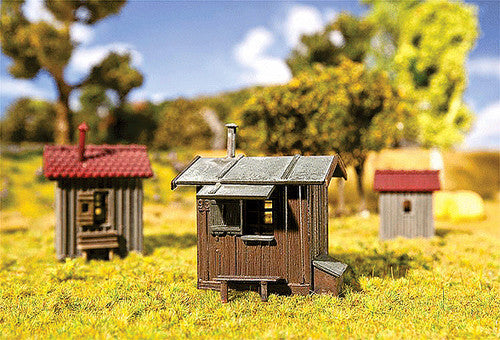 Faller HO 120211 Trackside Buildings/Shanties Kits (3)