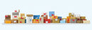 Preiser HO 17703 Parcels (40)