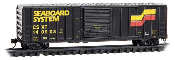 Micro-Trains 2500316 50' Rib-Side Single-Door Boxcar No Roofwalk, Ready to Run, CSX CSXT