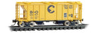 Micro-Trains 9500091 PS-2 2-Bay Covered Hopper, Ready to Run, Chessie System B&O