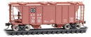 Micro-Trains 9500052 PS-2 2-Bay Covered Hopper, Ready to Run, Santa Fe